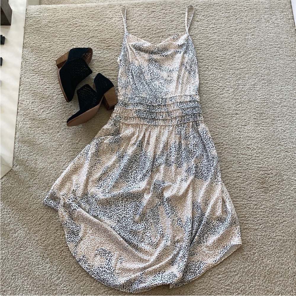 Current Air Animal Print Midi Dress